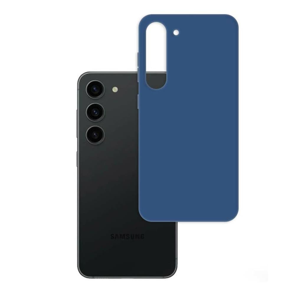 Калъф за Samsung Galaxy S23 Plus, термополиуретанов, 3MK Matt Case, удароустойчив, тъмносин