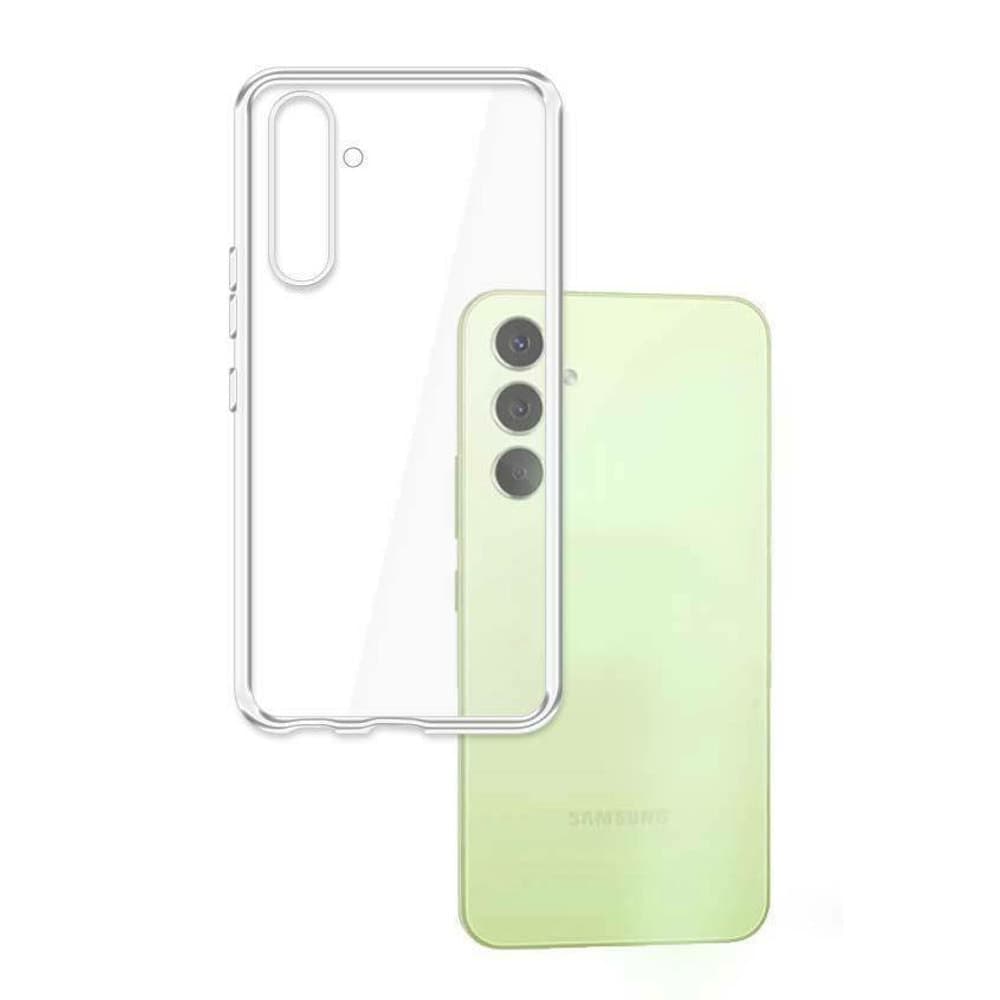 Калъф за Samsung Galaxy A54 5G, термополиуретанов, 3MK Clear Case, удароустойчив, прозрачен