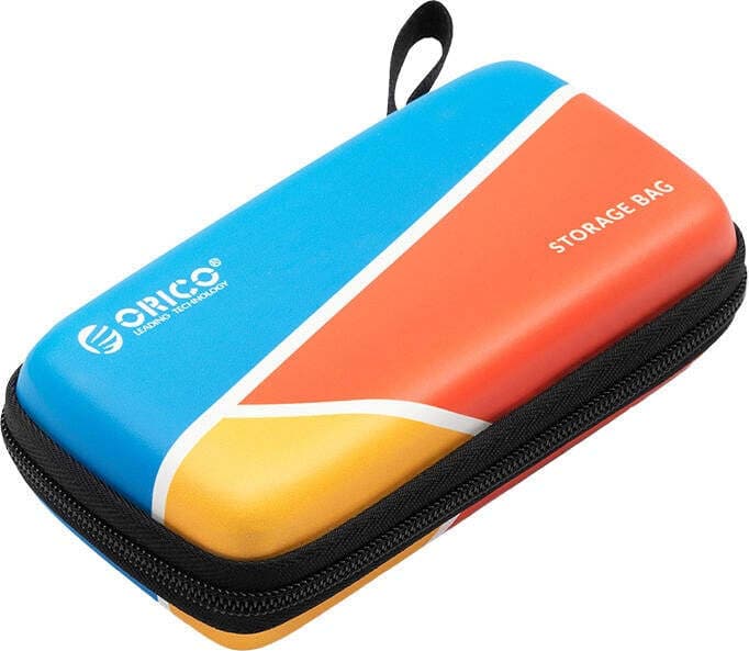 Органайзер за NVMe диск, кабели, слушалки или други аксесоари - Orico NVMe Storage Bag (HXM05-CO-BP) (шарен)