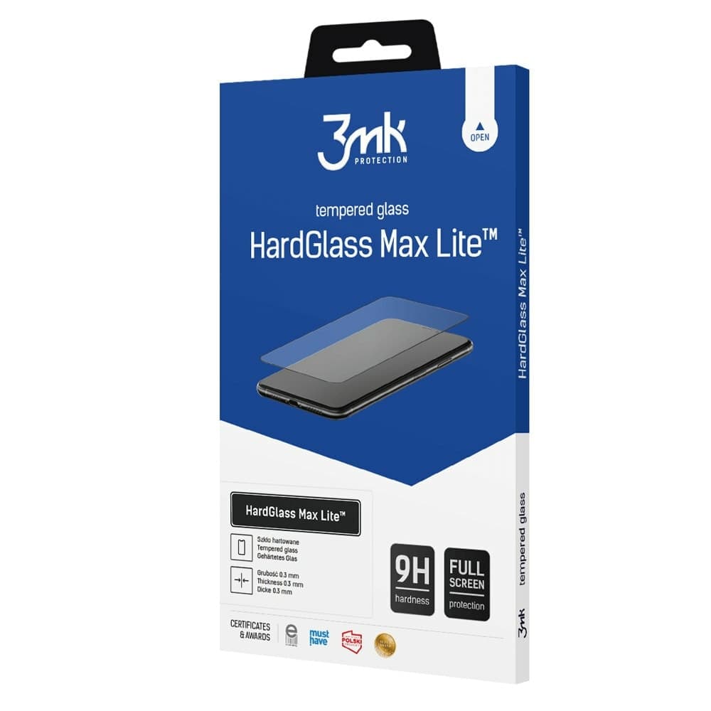 Протектор от закалено стъкло /Tempered Glass/ 3MK HardGlass Max Lite за Samsung Galaxy S24+, 9H твърдост