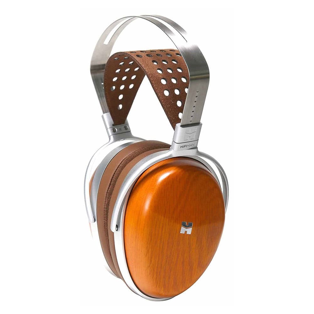 Слушалки HIFIMAN Audivina, Jack 3.5mm/6.3mm, balanced XLR конектор, 5 - 55 000 Hz честотен диапазон, 20 ohms, говорител с планарна диафрагма, кафяви