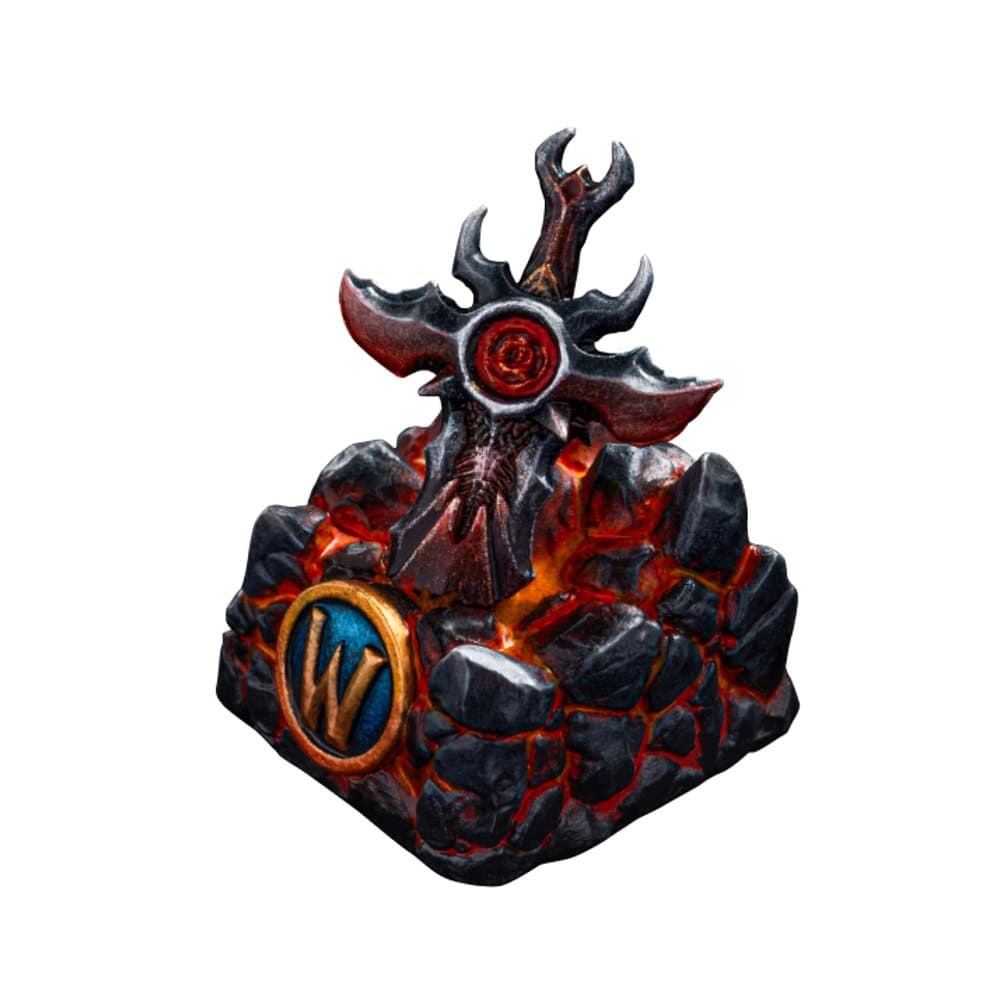 Капачка за клавиатура SteelSeries Artisan Keycap: World of Warcraft Edition, черна