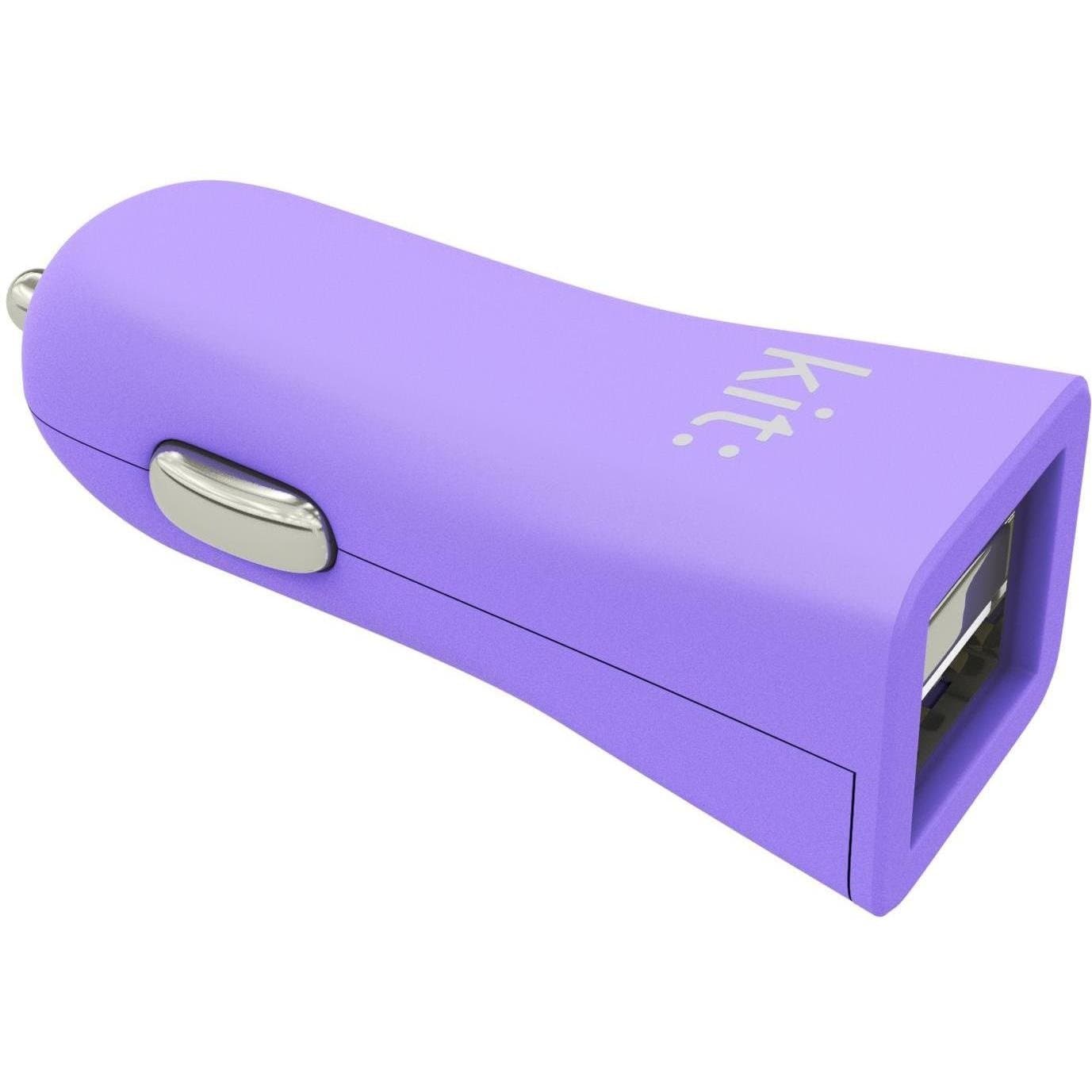Зарядно за кола 3.4A с два USB изхода - Kit Fresh 3.4A Car Charger (лилав)
