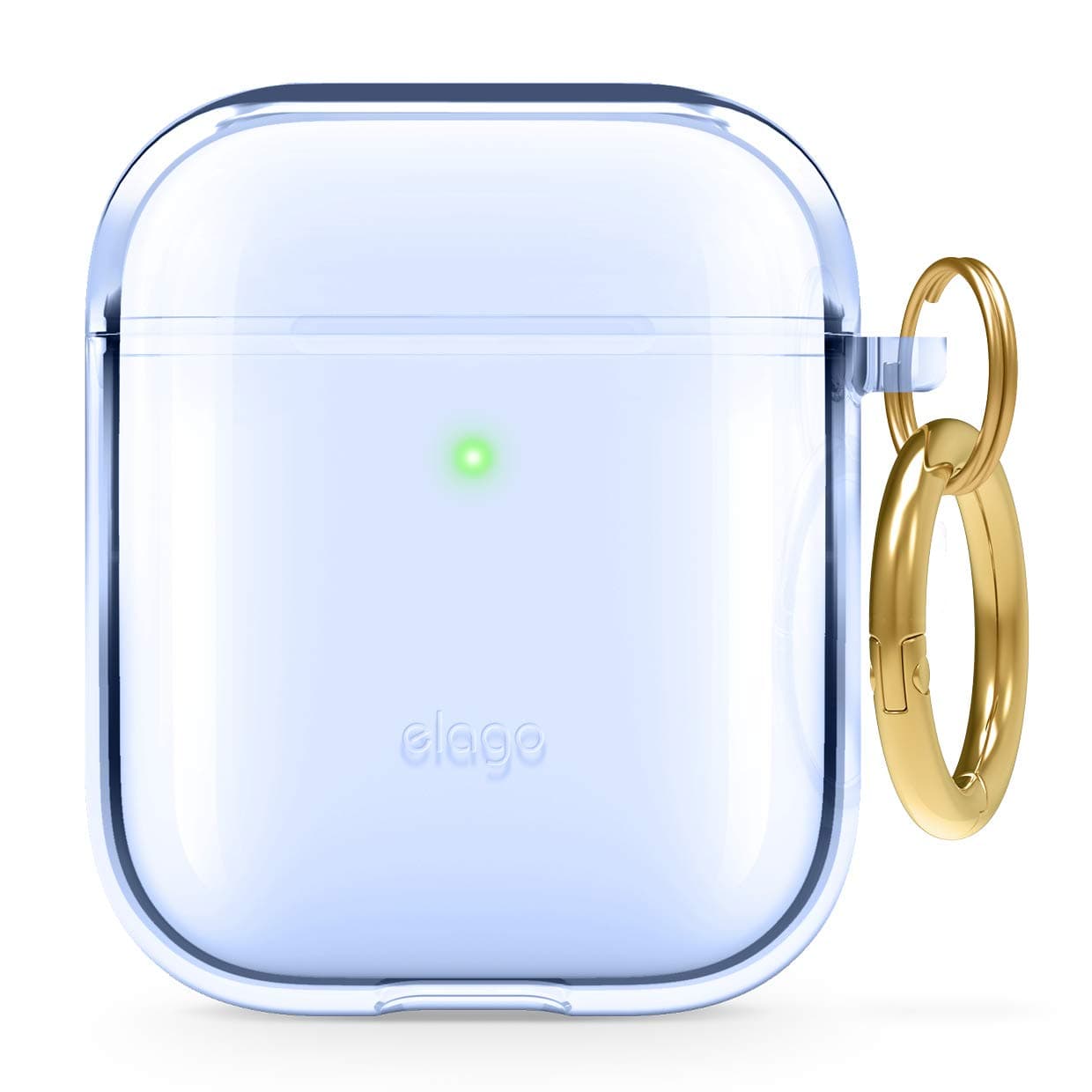 Защитен калъф Elago TPU Hang Case за Apple Airpods / Apple Airpods 2, светлосин