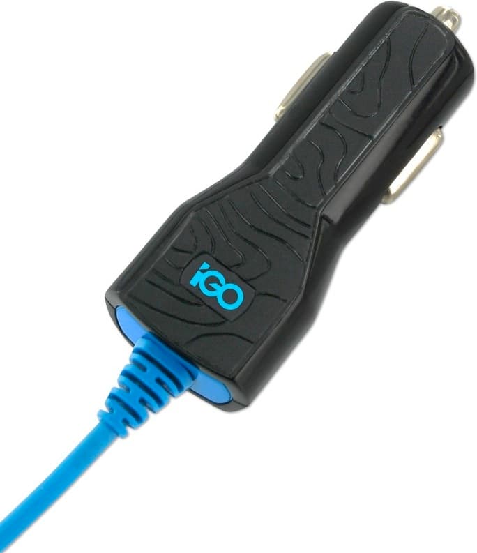 Зарядно за кола с вграден microUSB кабел за мобилни устройства - iGo Corded microUSB Car Charger 1A (1А)