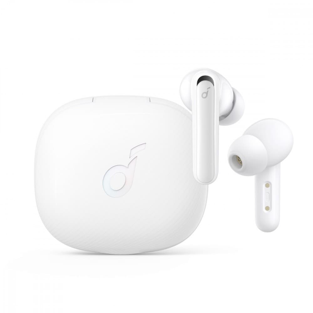 Безжични блутут слушалки с кейс за мобилни устройства - Anker Soundcore Life Note 3 Active Noise Cancelling Earphones (бял)