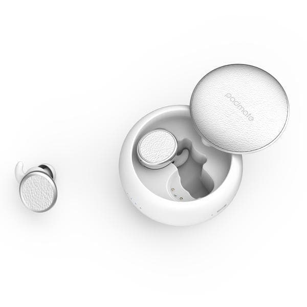 Иновативни безжични Bluetooth слушалки с микрофон (бял) - PaMu X13 TWS In-Ear Headset