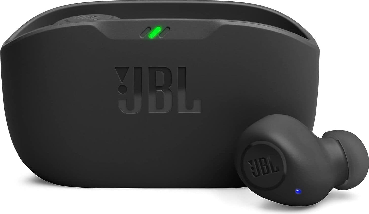 Безжични блутут слушалки със зареждащ кейс (черен) - JBL Wave Buds TWS Earphones