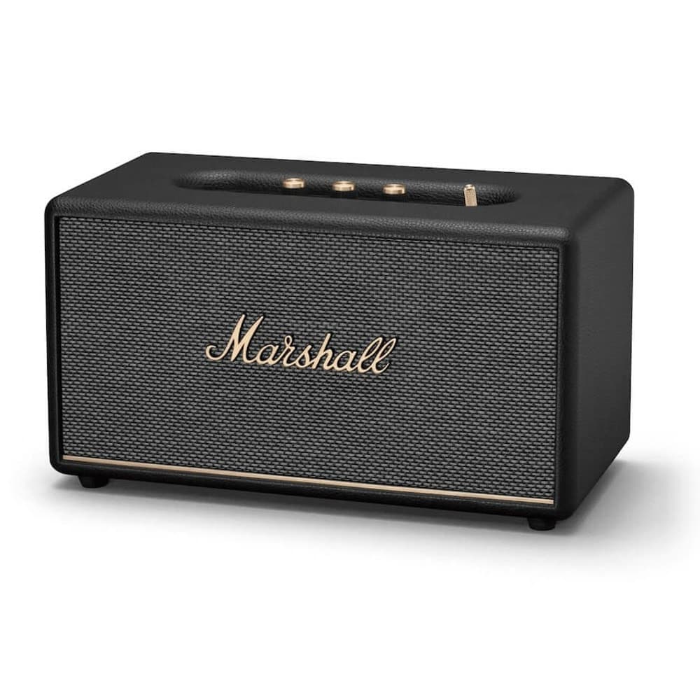 Безжичен аудиофилски спийкър за мобилни устройства с Bluetooth и 3.5 mm изход - Marshall Stanmore III (черен)