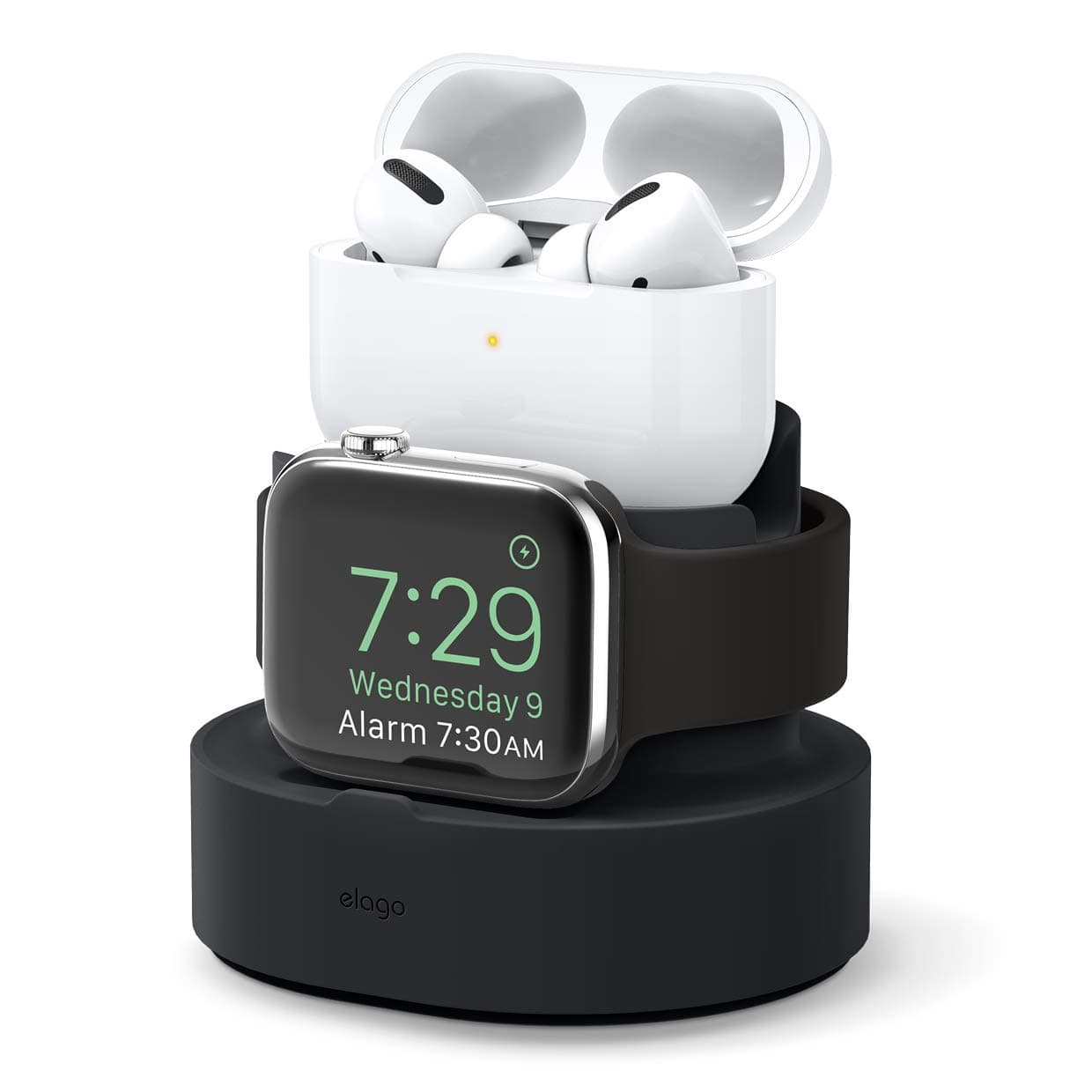 Поставка за зареждане Elago Duo Charging Hub Pro, черна
