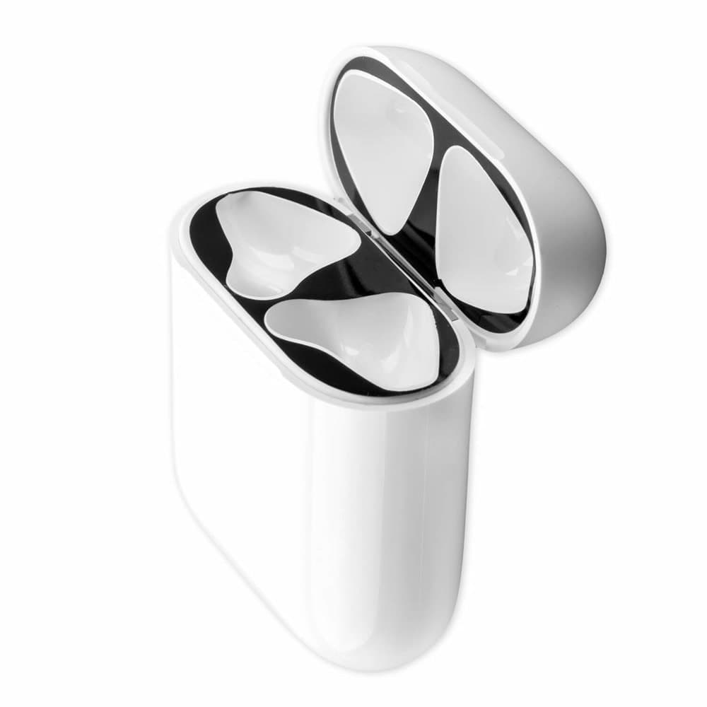 Предпазители 4smarts Dust Protector Foil, за Apple Airpods/Airpods 2, метално, черен