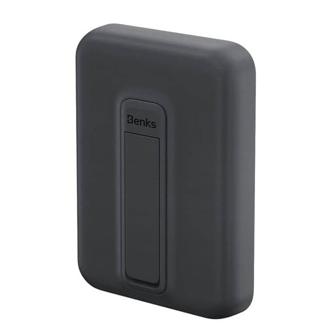 Преносима външна батерия с безжично зареждане с MagSafe - Benks MagSafe Powerbank MP09 6000 mAh (черен)