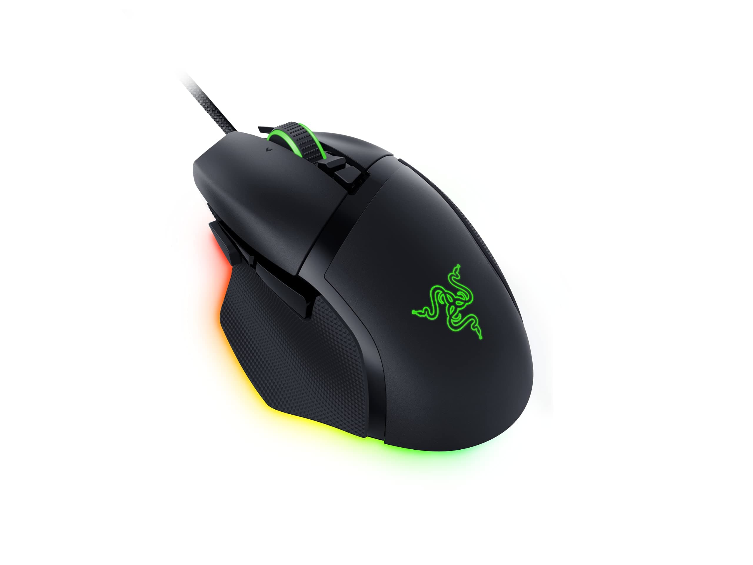 Мишка Razer Basilisk V3 35K, оптична (35 000 dpi), USB, черна, гейминг, 11 програмируеми бутона, Focus Pro 35K Gen-2 сензор