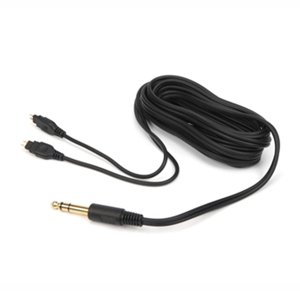 Резервен кабел за слушалки Sennheiser HD 660 S, HD 650, HD 600, HD 580, HD 58X MASSDROP, HD 565, HD 545, HD 535, HD 525, HD 265, 3m, Jack 6.3mm, черен