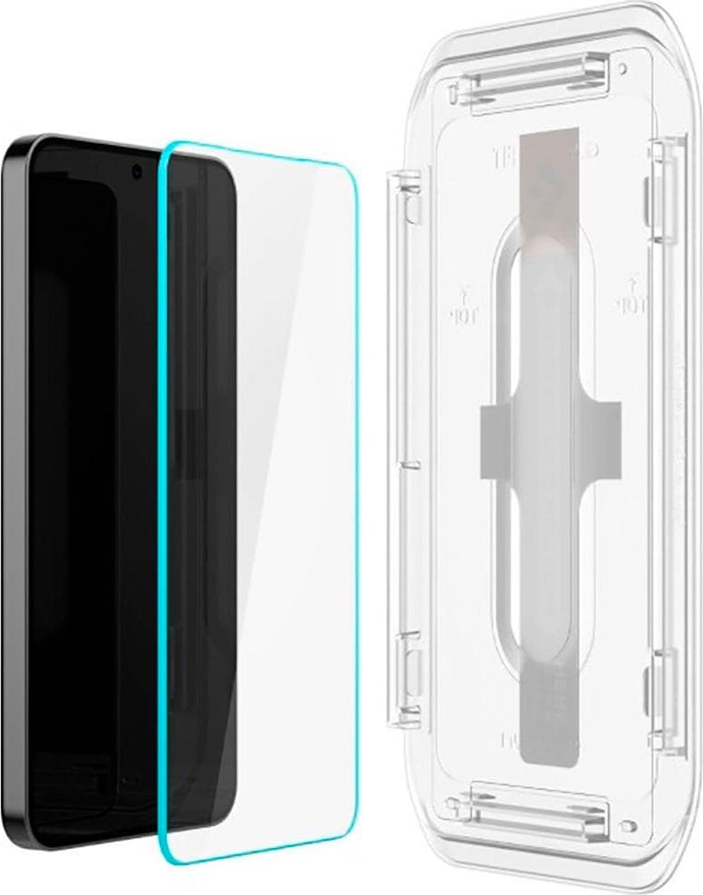 2 броя стъклени защитни покрития за дисплея на Samsung Galaxy S24 - Spigen Glas.tR EZ Fit Tempered Glass 2 Pack (прозрачен)