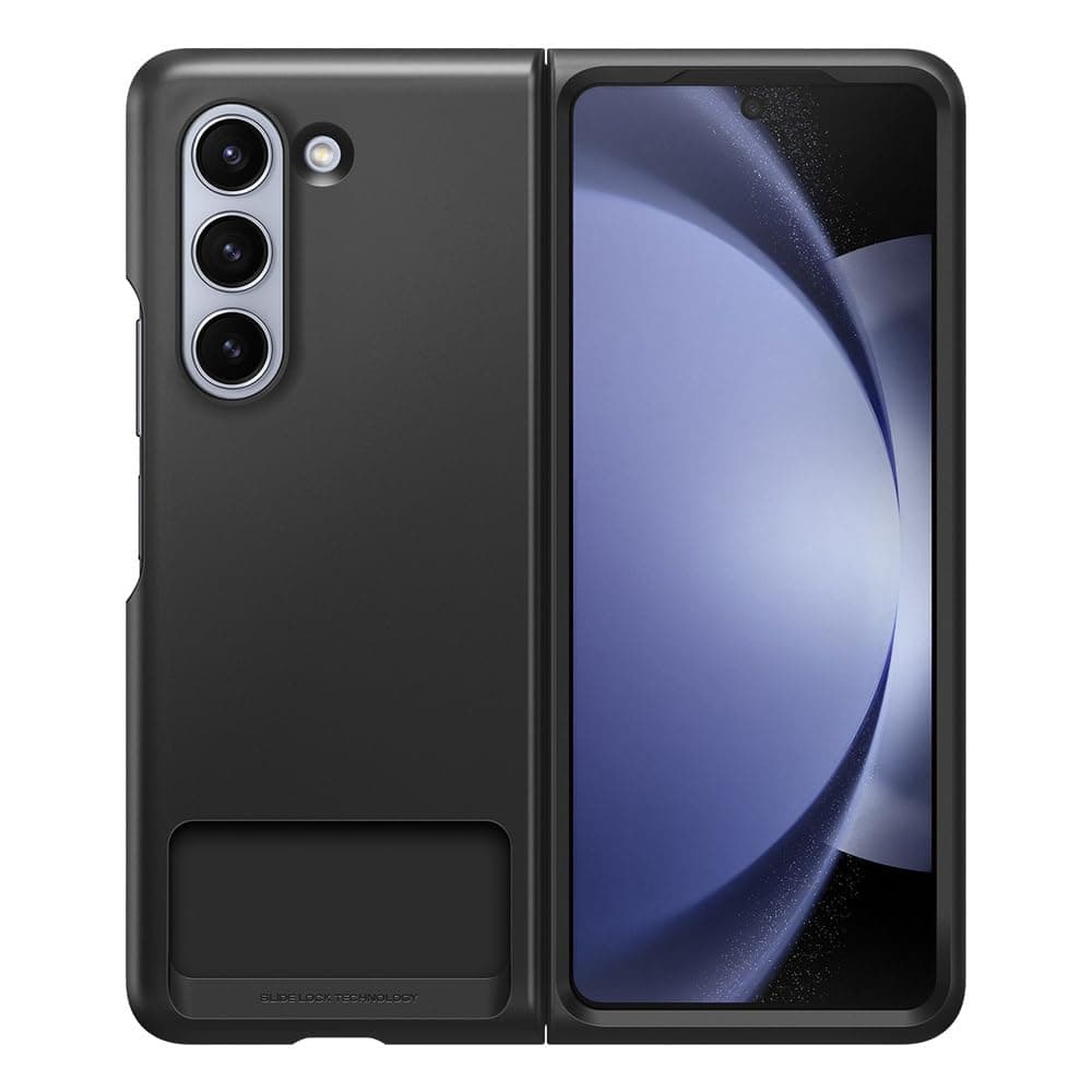 Хибриден кейс с най-висока степен на защита и отделение за кр. карти за Samsung Galaxy Z Fold5 - Spigen Slim Armor Slot Case (черен)