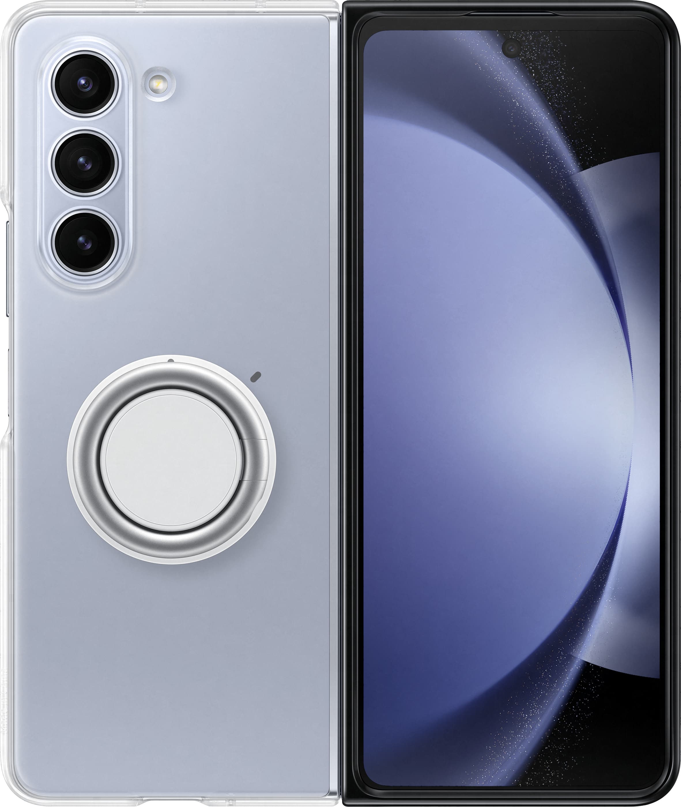 Оригинален поликарбонатов кейс с поставка за Samsung Galaxy Z Fold5 - Samsung Clear Gadget Cover EF-XF946CTE (прозрачен)