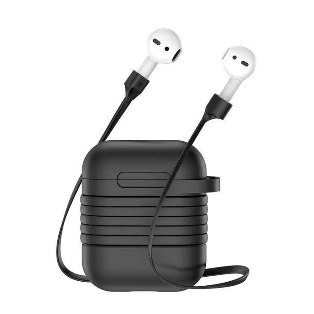 Защитен калъф Baseus Silicone за Apple Airpods, черен