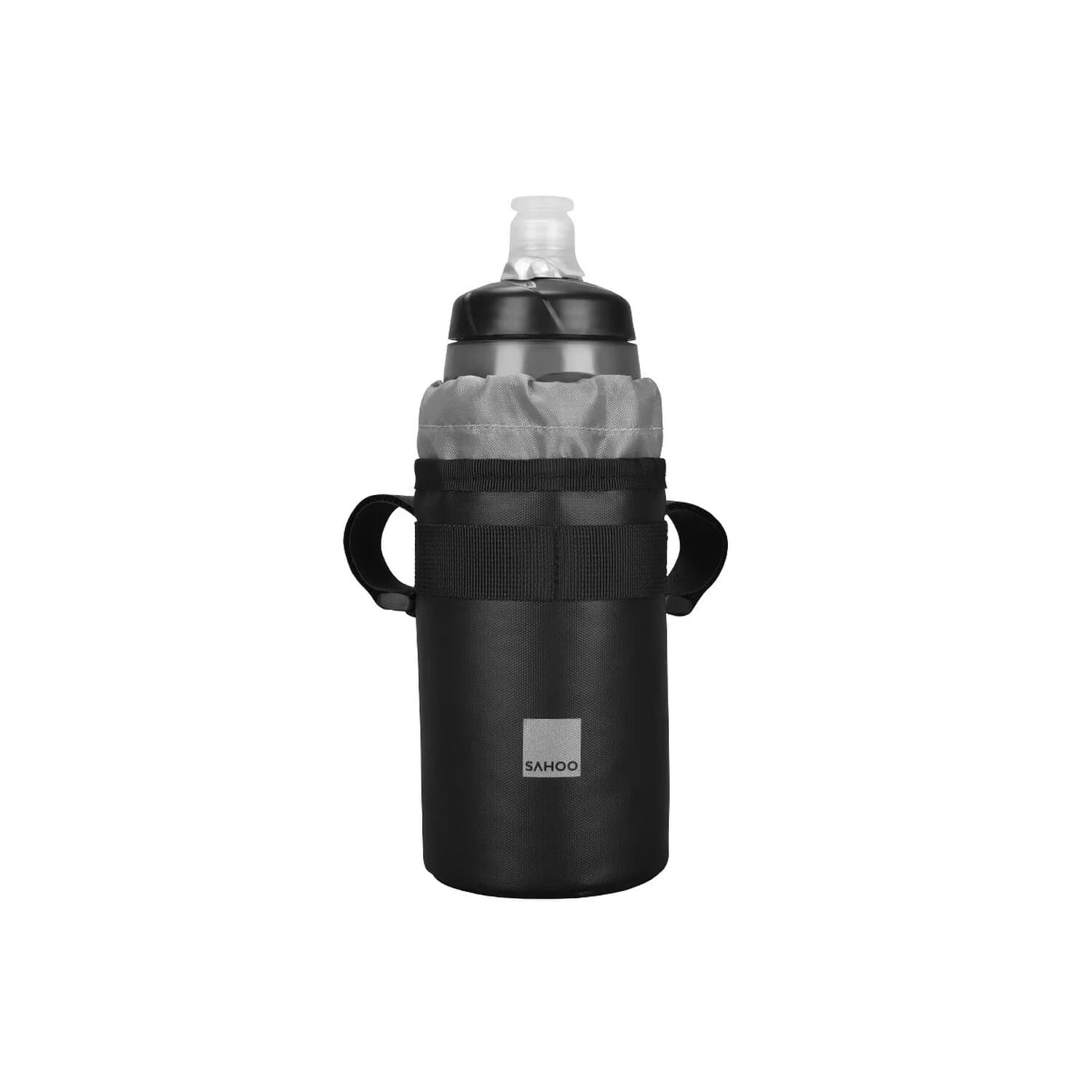 Калъф за бутилка вода за кормилото на колело - Sahoo Bicycle Water Bottle Pouch 0.5L (черен)