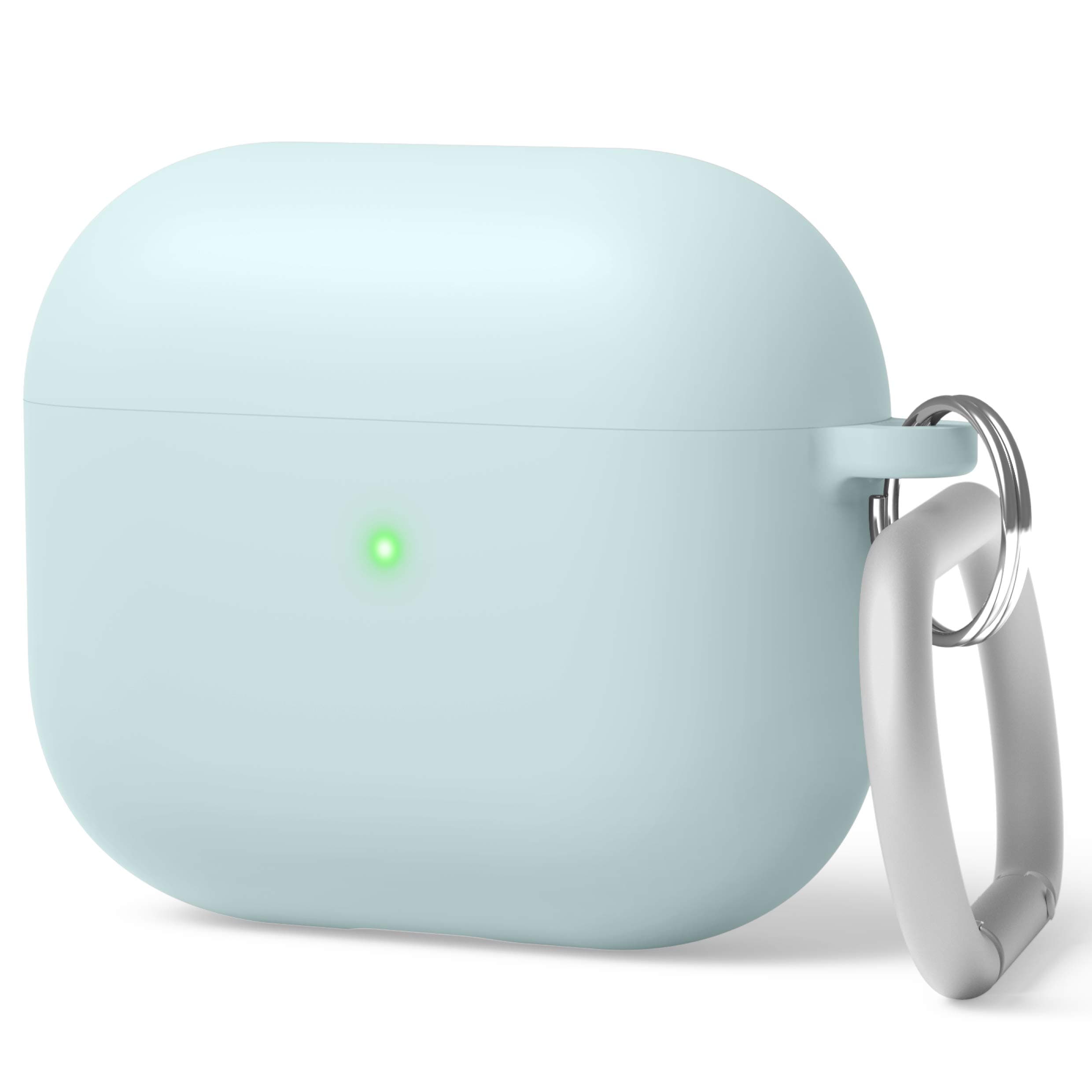 Защитен калъф Elago AirPods 3 Liquid Hybrid Hang Case, за Apple AirPods 3, твърд силиконов, с карабинер, зелен