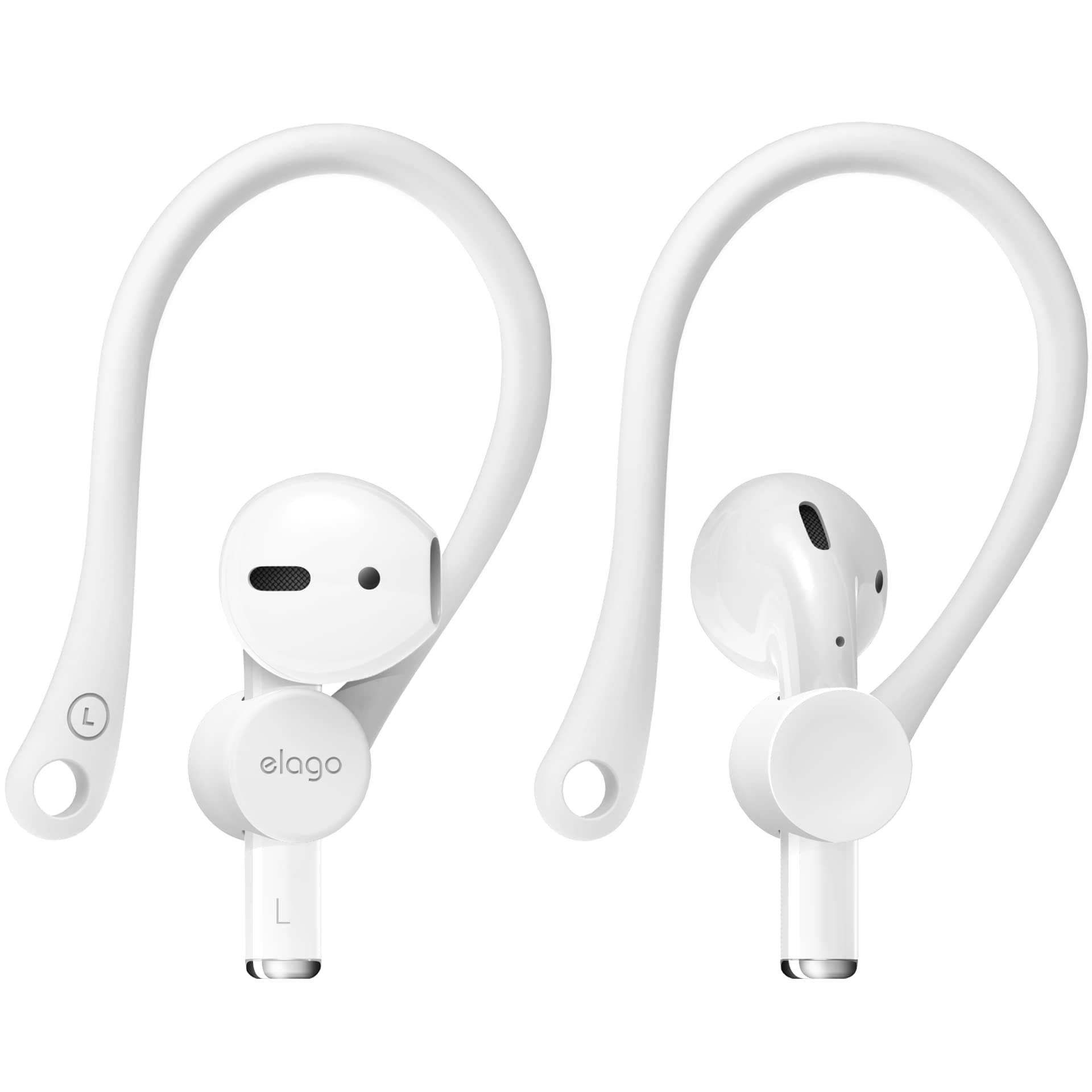 Кукички за слушалки Elago AirPods EarHooks, за Apple Airpods и Apple Airpods 2, силиконови, розови