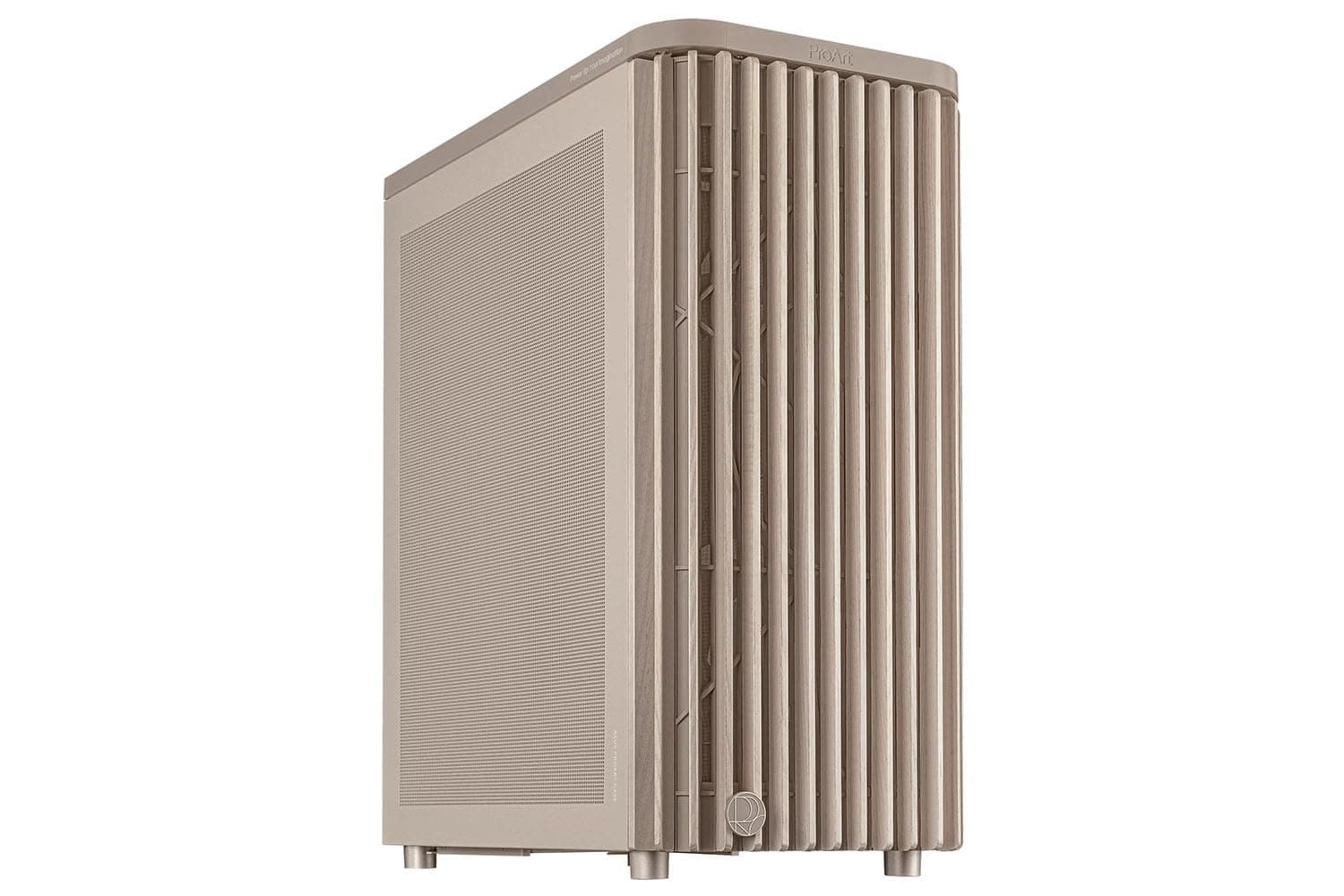 Кутия ASUS ProArt PA401 Wood Edition Beige - Mesh Panel