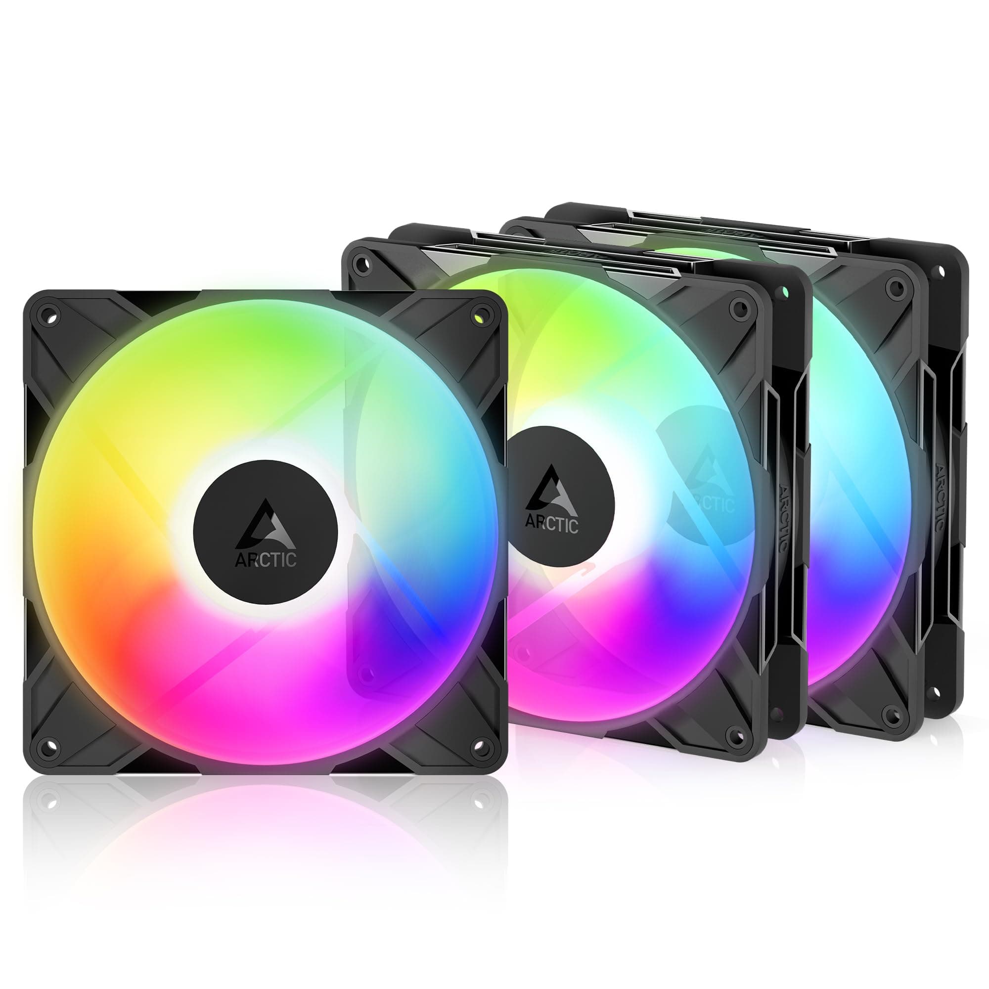 Комплект вентилатори 3-Pack ARCTIC P14 Pro Reverse A-RGB 140mm PWM - ACFAN00327A