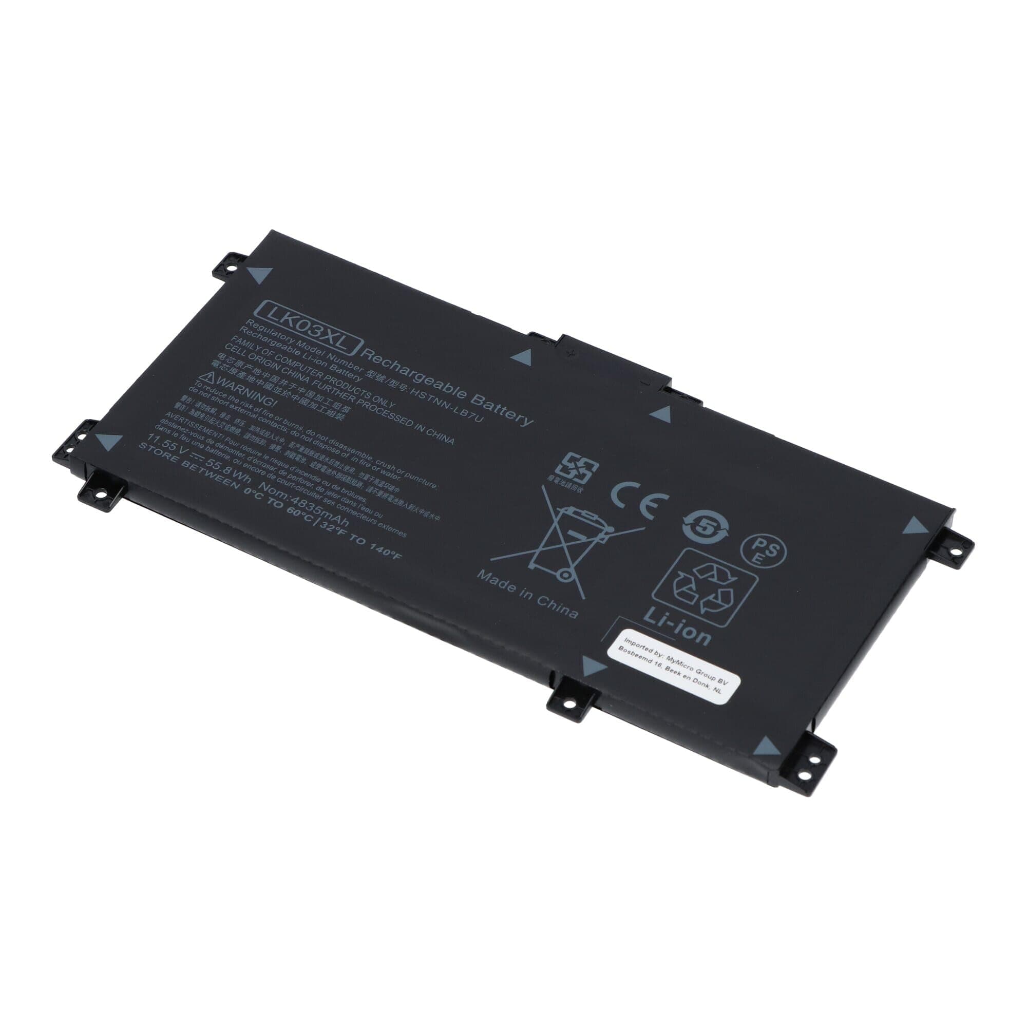 Батерия за лаптоп HP Envy 17-AE010NC, Envy X360 15-BP008UR HSTNN-UB71 LiIon 11.55V 4400 mAh CAMERON SINO