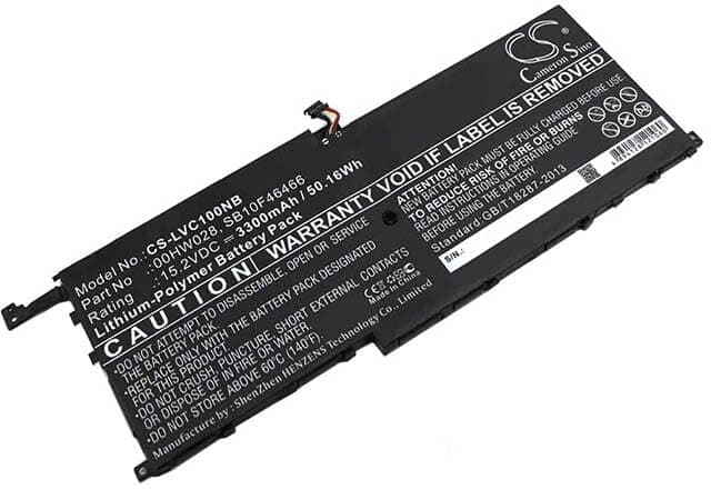 Батерия за лаптоп LENOVO ThinkPad X1 20FBS0L900, ThinkPad X1 Yoga 20FQA04TAU, 00HW028 LiPo 15.2V 3300 mAh CAMERON SINO