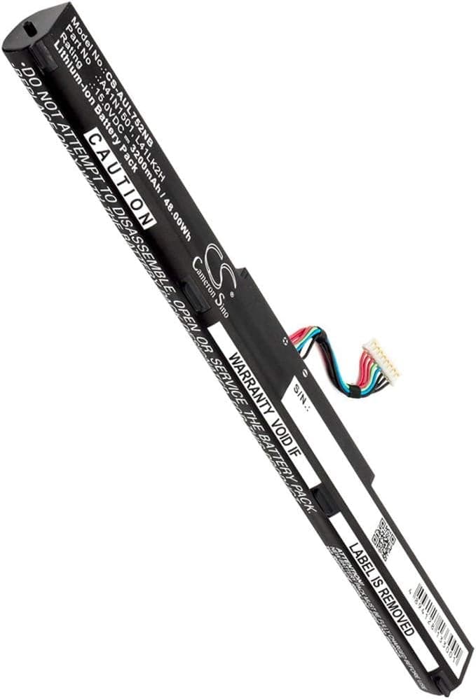 Батерия за лаптоп ASUS GL752JW, VivoBook Pro N552VW-FI035T, VivoBook Pro N752VX-GC084T, A41N1501 LiIon 15V 2600mAh CAMERON SINO