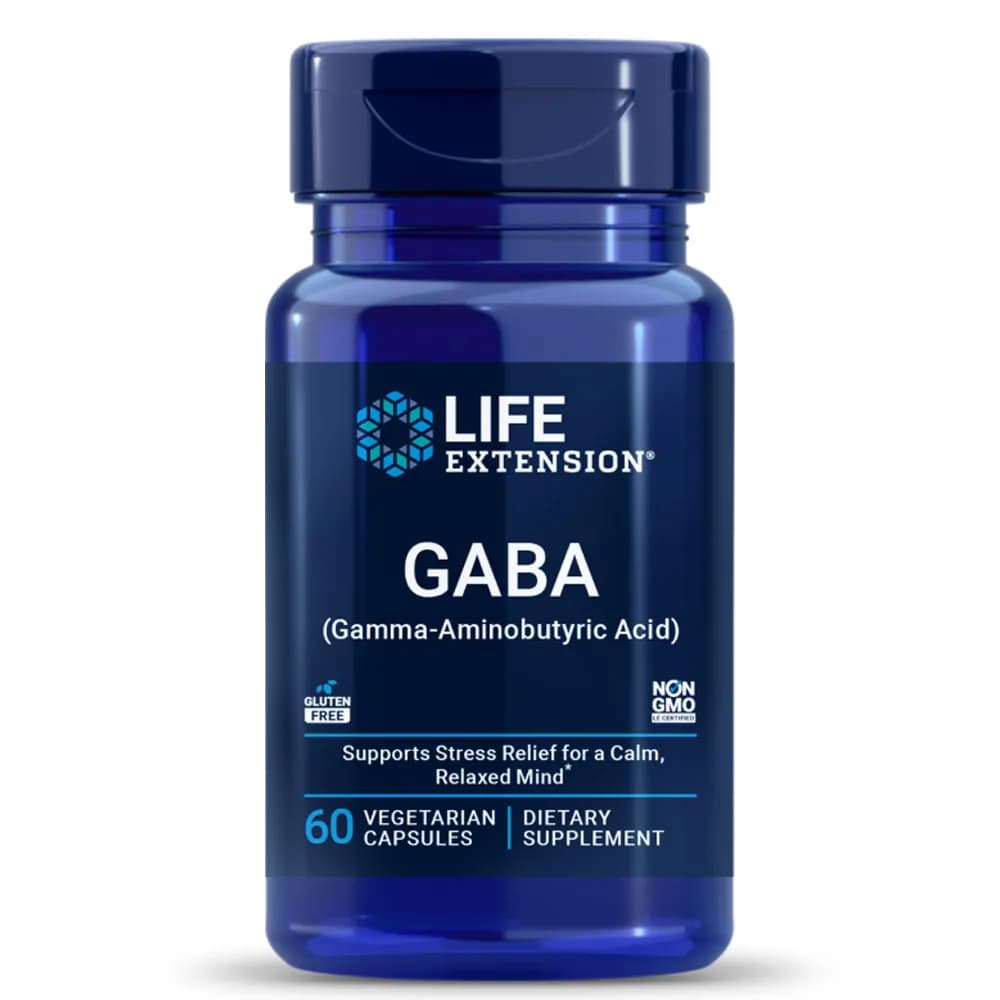 ГАБА 100 mg PharmaGABA® – Life Extension (60 капс)