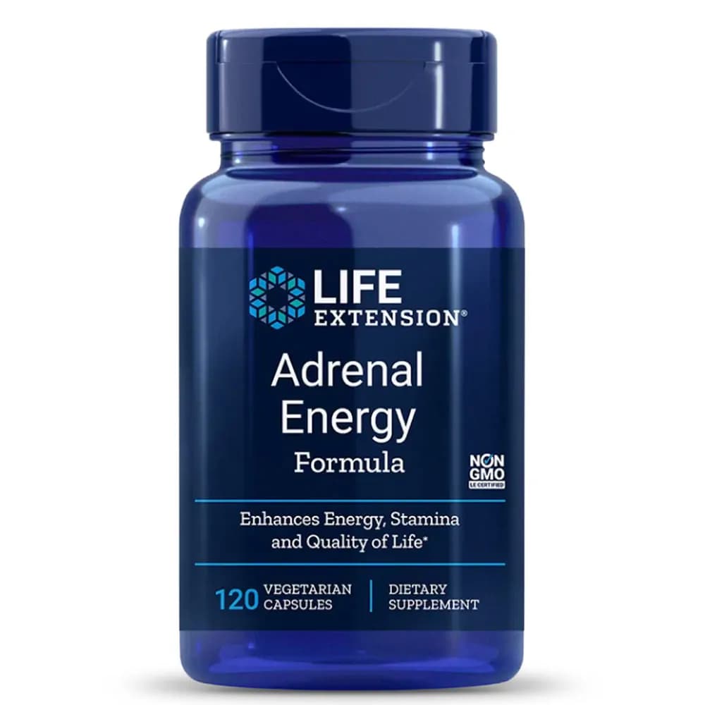 При Стрес и Умора – Adrenal Energy Formula – Life Extension (120 капс)