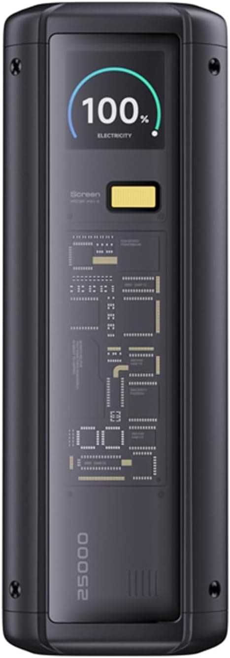 Преносима външна батерия с 2xUSB-C и 1xUSB-A изходи и технология за бързо зареждане - Xiaomi HyperCharge Power Bank 25000 mAh 212W (черен)