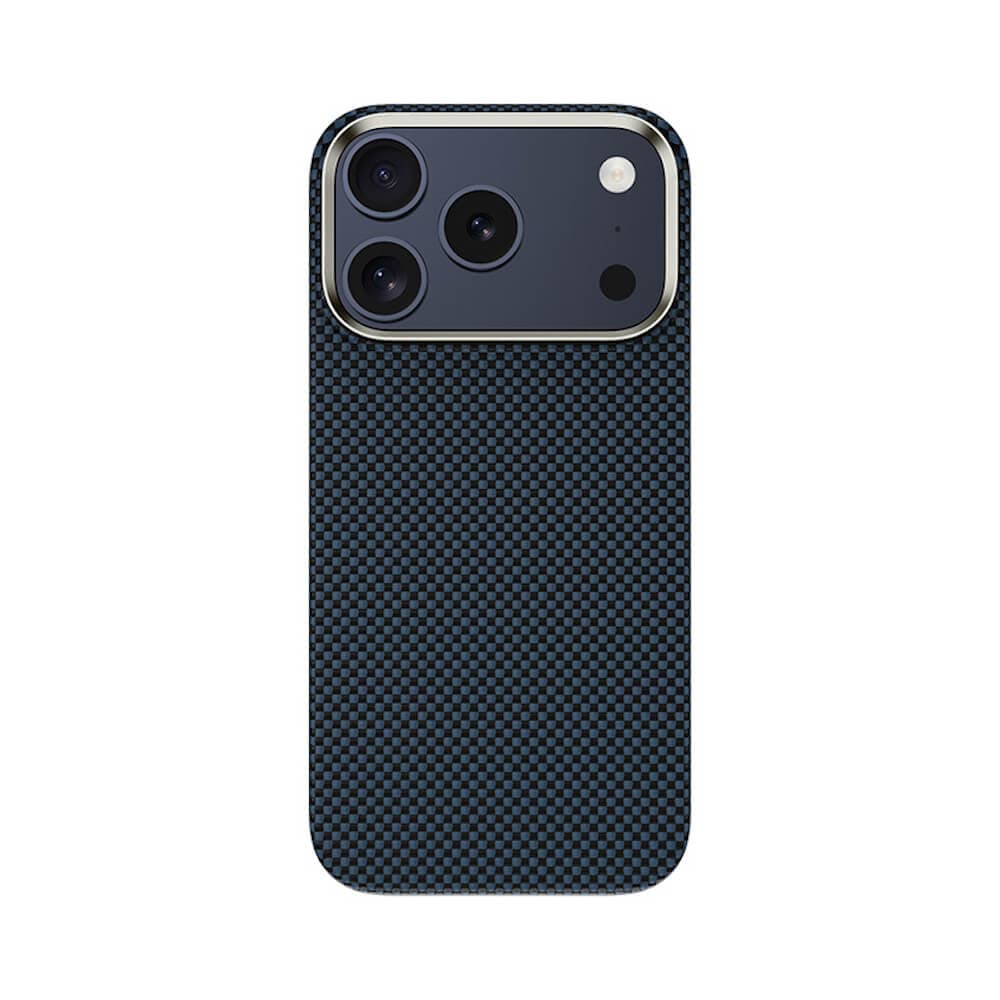 Кевларен кейс с MagSafe за iPhone 17 Pro - Benks Magnetic Armor Tint Kevlar Case 1000D (син)