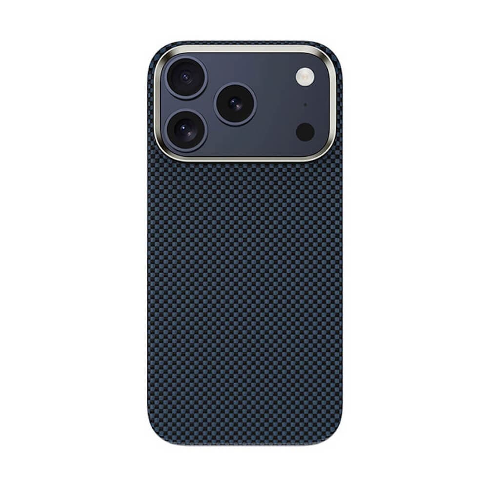 Кевларен кейс с MagSafe за iPhone 17 Pro Max - Benks Magnetic Armor Tint Kevlar Case 1000D (син)