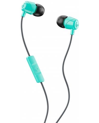 Слушалки с микрофон за iPhone и мобилни телефони - Skullcandy JIB Microphone (светлосин)
