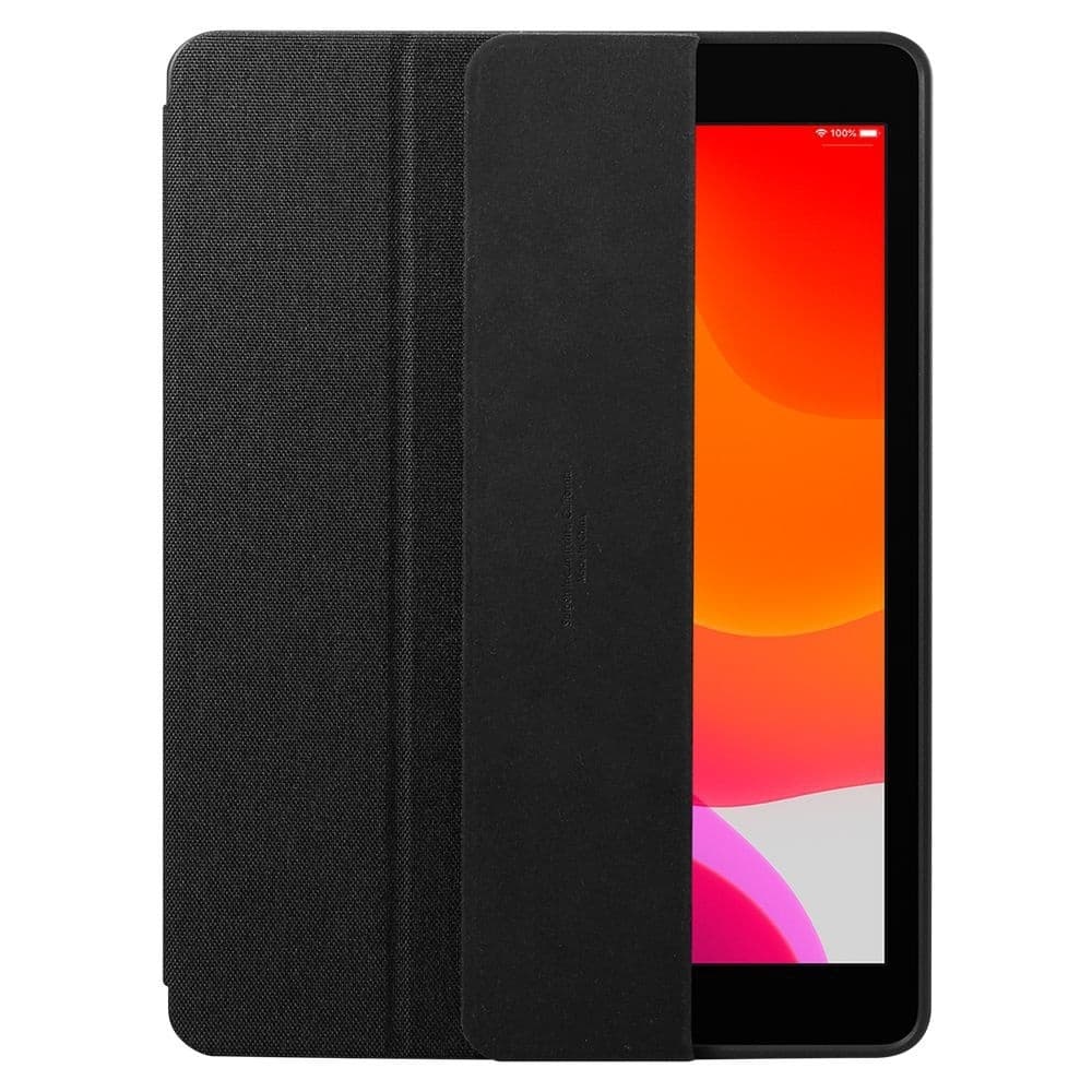 Текстилен кейс и поставка за iPad 7 (2019), iPad 8 (2020), iPad 9 (2021) - Spigen Urban Fit Case (черен)