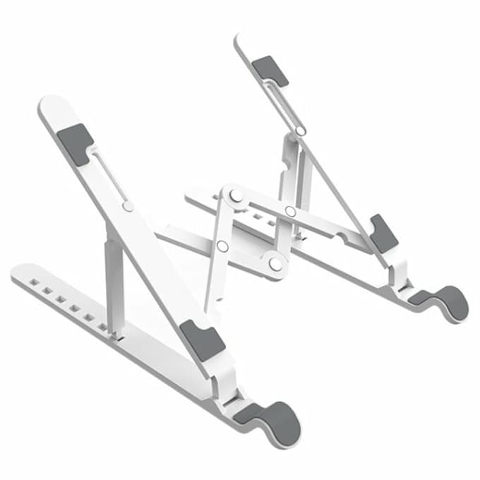 Поставка за лаптоп Orico PFB-A24-WH, до 15.6" (39.62 cm), 80кг. товароносимост, бяла