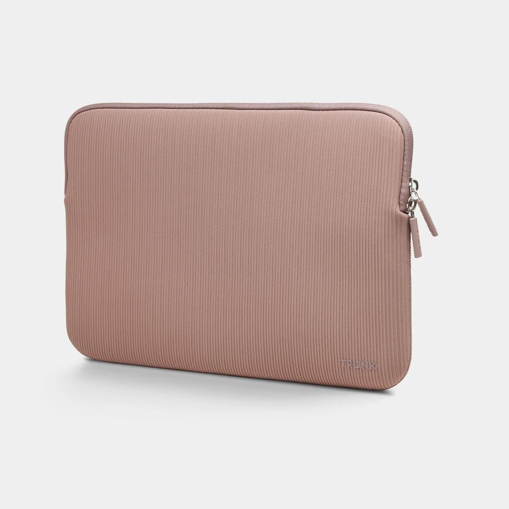 Удароустойчив неопренов калъф за Macbook Pro 13 и Macbook Air 13 (от модел 2017 и по-нов) - Trunk Textile Neoprene Laptop Sleeve (розов)