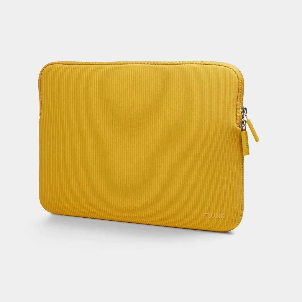 Удароустойчив неопренов калъф за Macbook Pro 13 и Macbook Air 13 (от модел 2017 и по-нов) - Trunk Textile Neoprene Laptop Sleeve (жълт)
