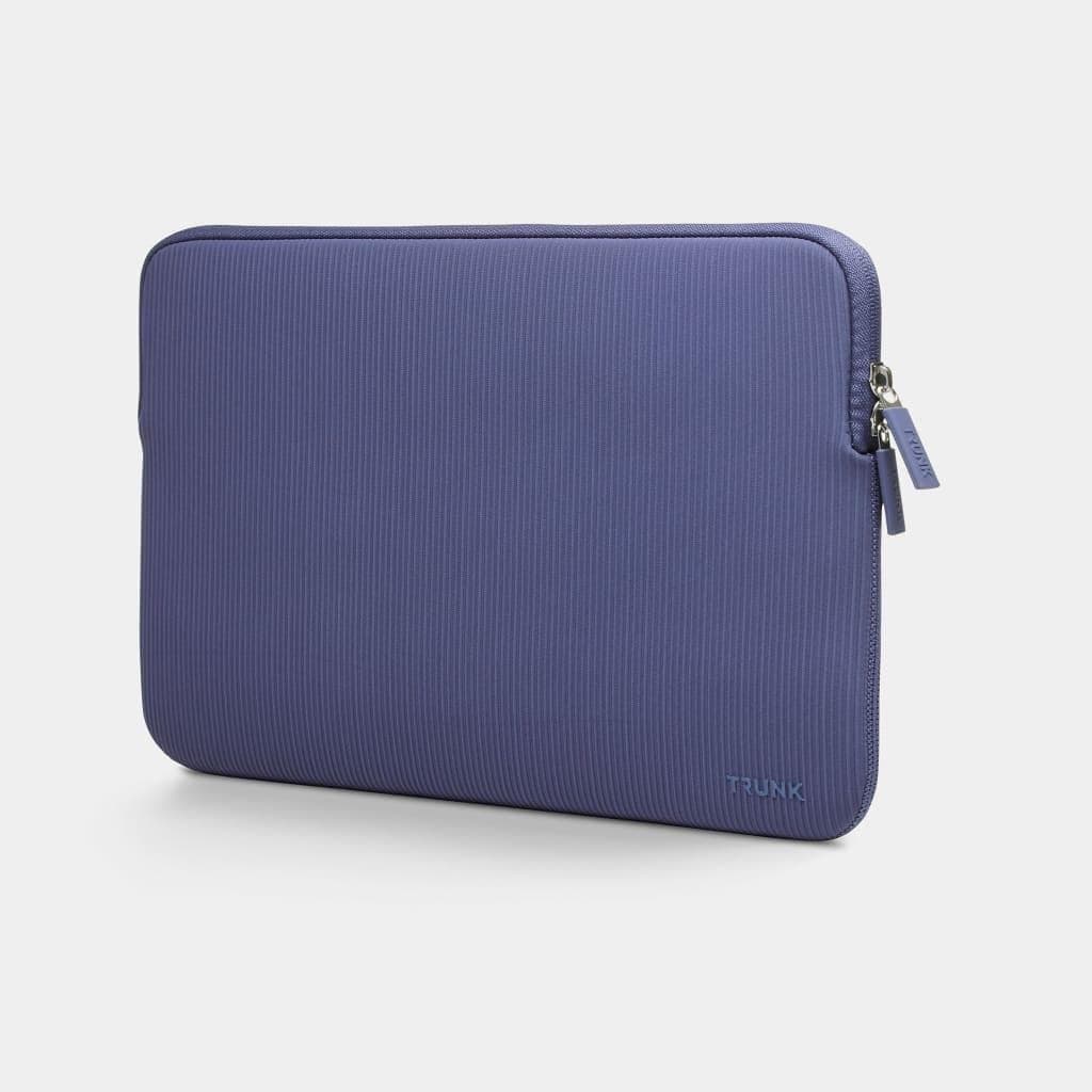 Удароустойчив неопренов калъф за Macbook Pro 13 и Macbook Air 13 (от модел 2017 и по-нов) - Trunk Textile Neoprene Laptop Sleeve (тъмносин)