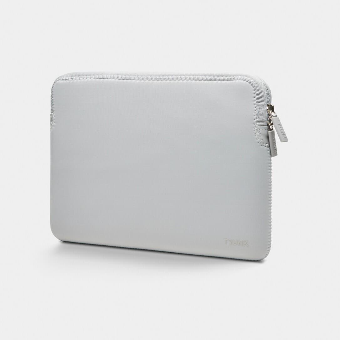 Удароустойчив неопренов калъф за Macbook Pro 13 и Macbook Air 13 (от модел 2017 и по-нов) - Trunk Laptop Sleeve (сребрист)