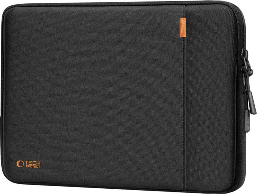 Текстилен калъф за MacBook Air 13, MacBook Pro 13, MacBook Pro 14 и лаптопи до 14 инча - Tech-Protect Defender Laptop Sleeve 14 (черен)