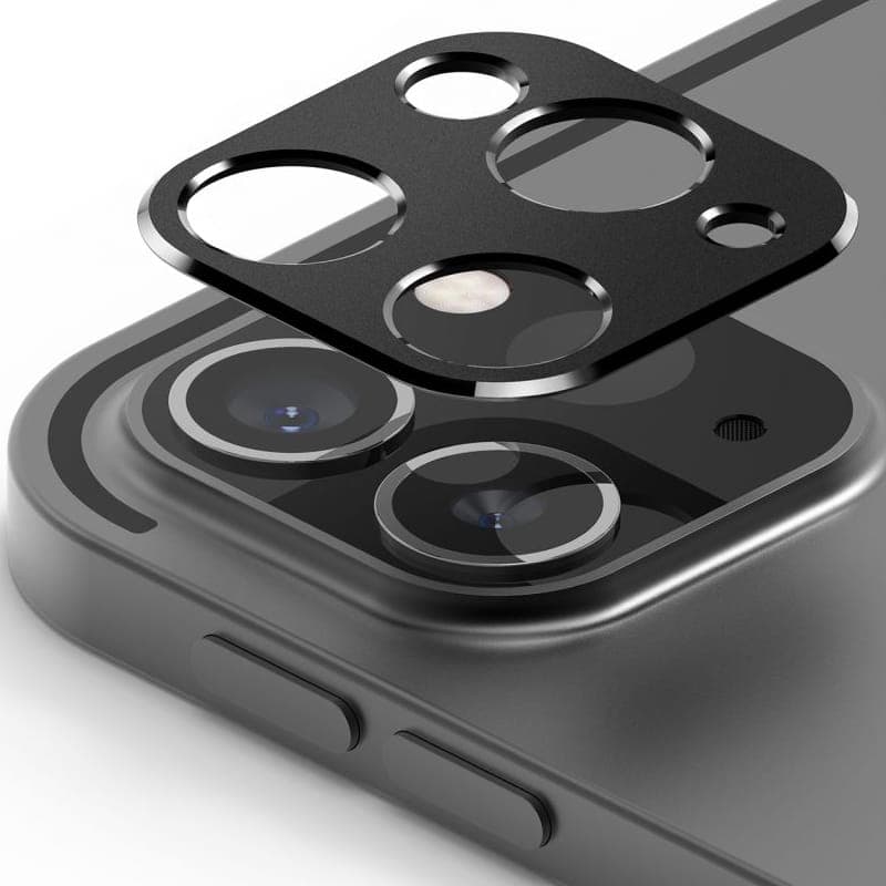 Предпазна плочка за камерата на iPad Pro 12.9 (2020), iPad Pro 12.9 (2021), iPad Pro 11 (2020), iPad Pro 11 (2021) - Ringke Camera Lens Glass (тъмносив)