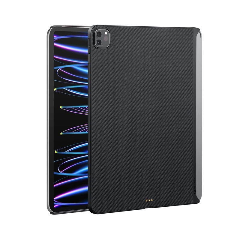 Кевларен кейс за iPad Pro 11 M2 (2022), iPad Pro 11 M1 (2021), iPad Pro 11 (2020) (черен) - Pitaka MagEZ 2 Aramid Fiber Case