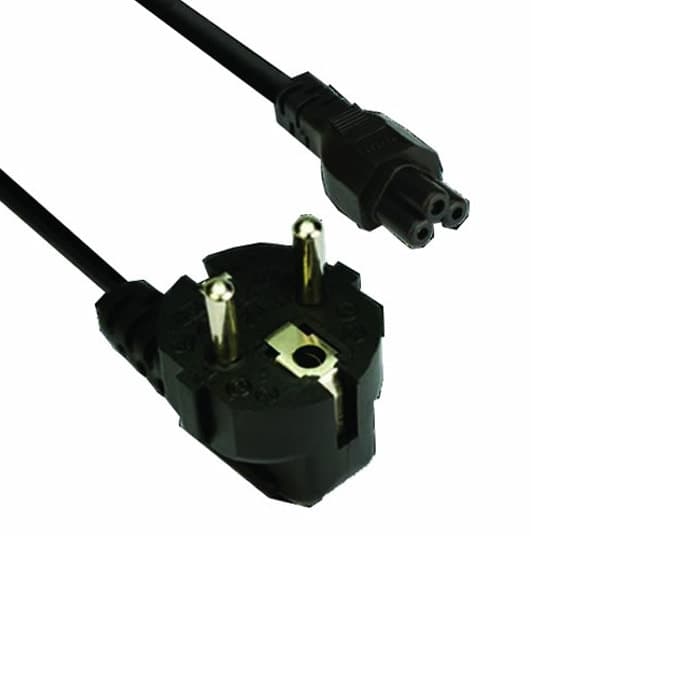 Захранващ кабел Makki CE022 1.8m, от CEE 7/4 (м) към IEC 60320 C5 (м), 1.8 м., черен