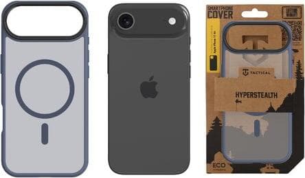Хибриден удароустойчив кейс с MagSafe за iPhone 17 Air - Tactical MagForce Hyperstealth Cover (син)