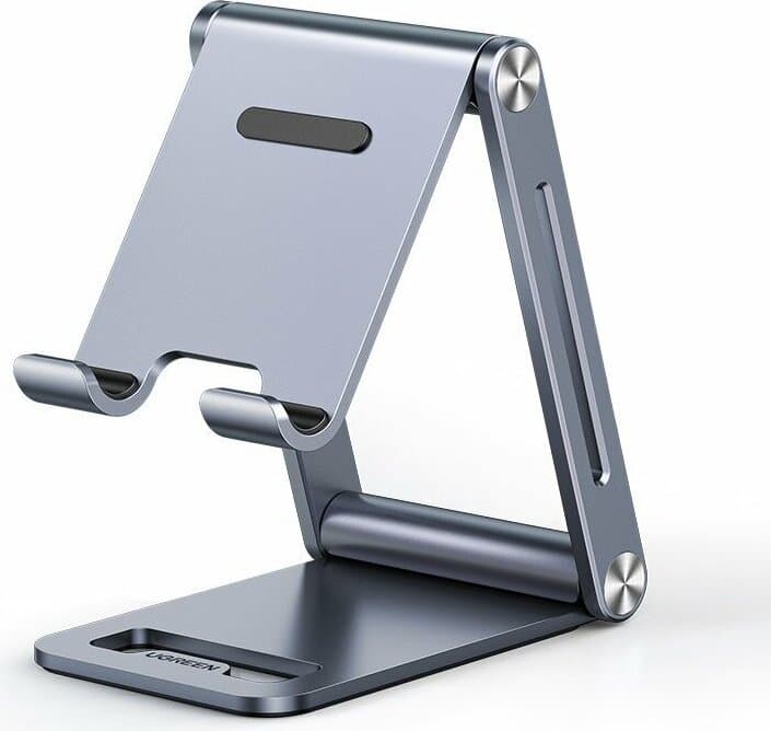 Стойка за телефон Ugreen Foldable Multi-Angle Phone Stand, мобилни устройства с размер на екрана от 4.7" до 7.9", сива