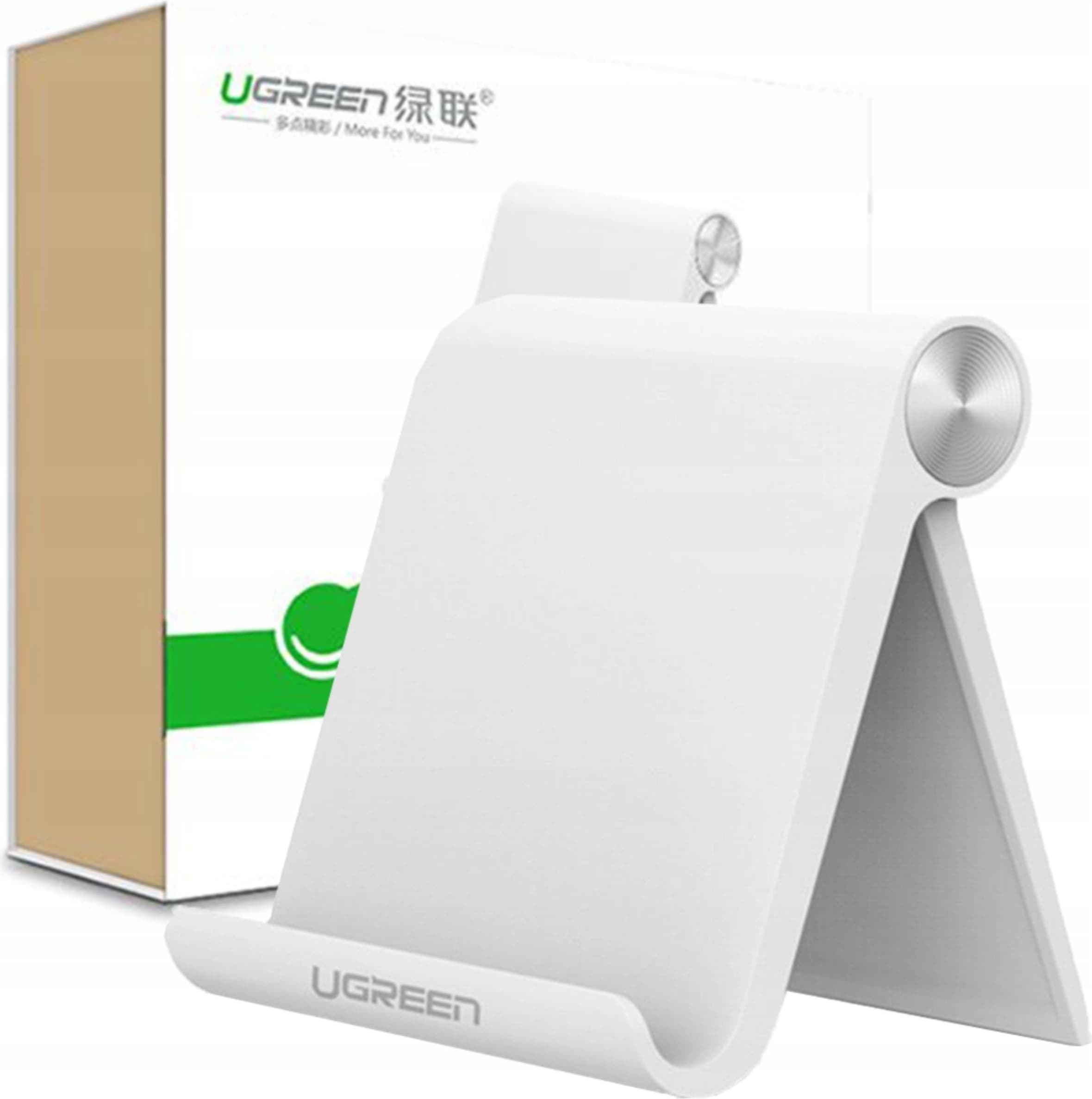 Стойка за телефон Ugreen Multi-Angle (30285), преносима, за телефони и таблети, бяла