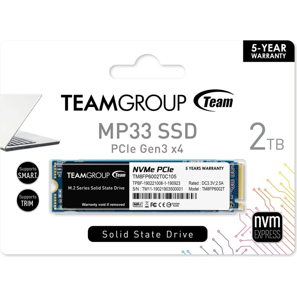 TEAM SSD MP33 2TB M2 PCI-E